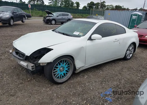 2005 Infiniti G35 z USA, uszkodzony, nr VIN JNKCV54E55M418666